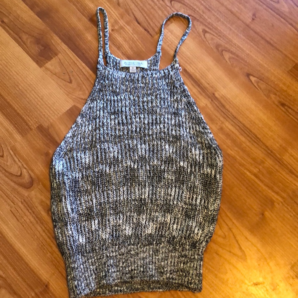 Active USA Small knit tank top